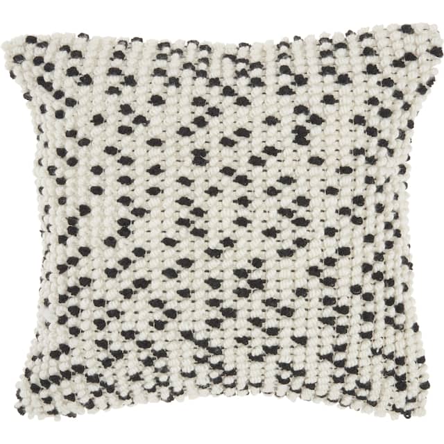 Cartier Outdoor Pillows Loop Dots Throw Pillow by Havenside Home