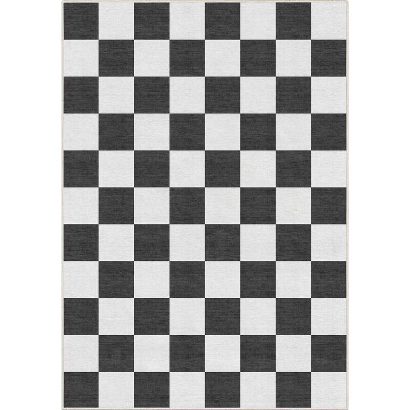 Well Woven Apollo Square Modern Geometric Flat-Weave Area Rug