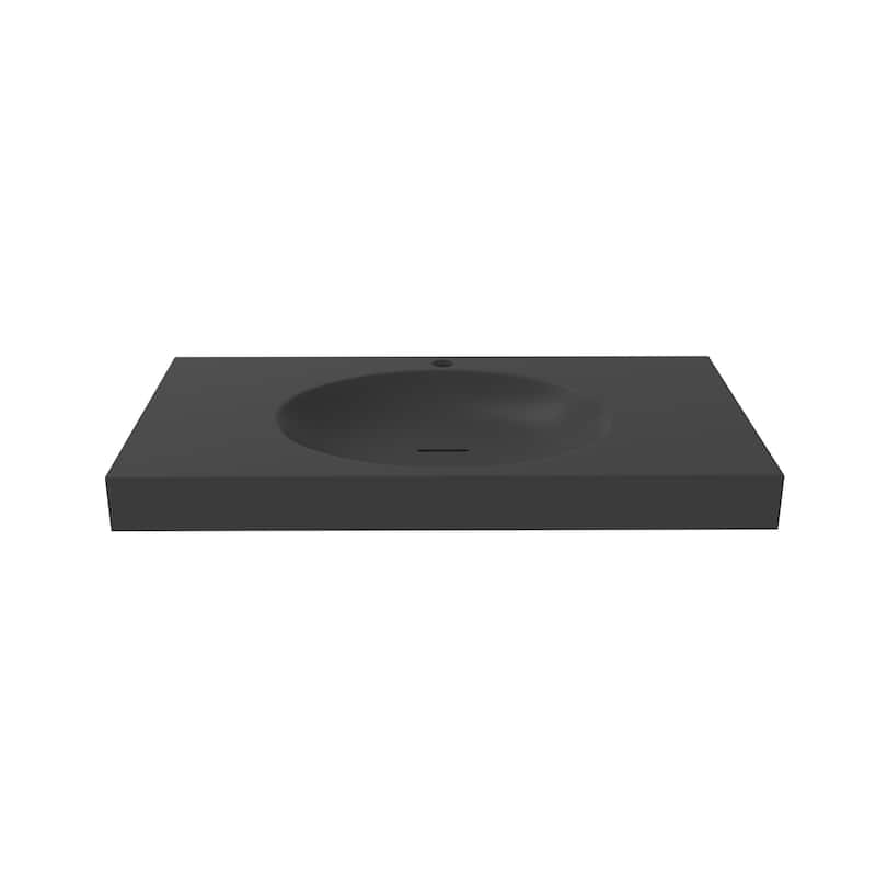 Darleen Shallow Basin Wall Mounted Bathroom Sink