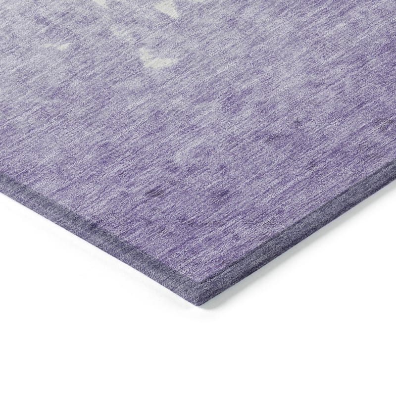 HomeRoots Damask Transitional Rectangle Outdoor Rug