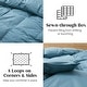 preview thumbnail 42 of 65, All Season 100% Organic Cotton Down Breathable Duvet Insert Medium Warmth Comforter