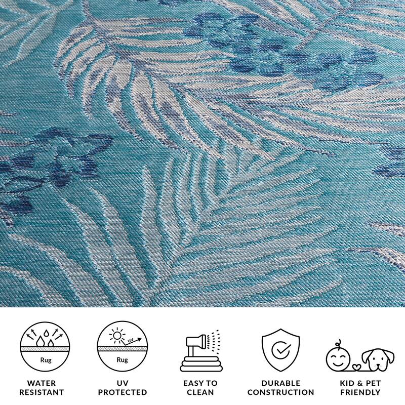 SAFAVIEH Sunrise Tracy Indoor/Outdoor Waterproof Rug