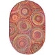 preview thumbnail 19 of 62, SAFAVIEH Handmade Cape Cod Mariam Coastal Jute Rug 3' Oval - Red/Multi