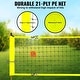 preview thumbnail 6 of 9, Yellow Steel and PE Volleyball Net Set, Adjustable Height and Portable