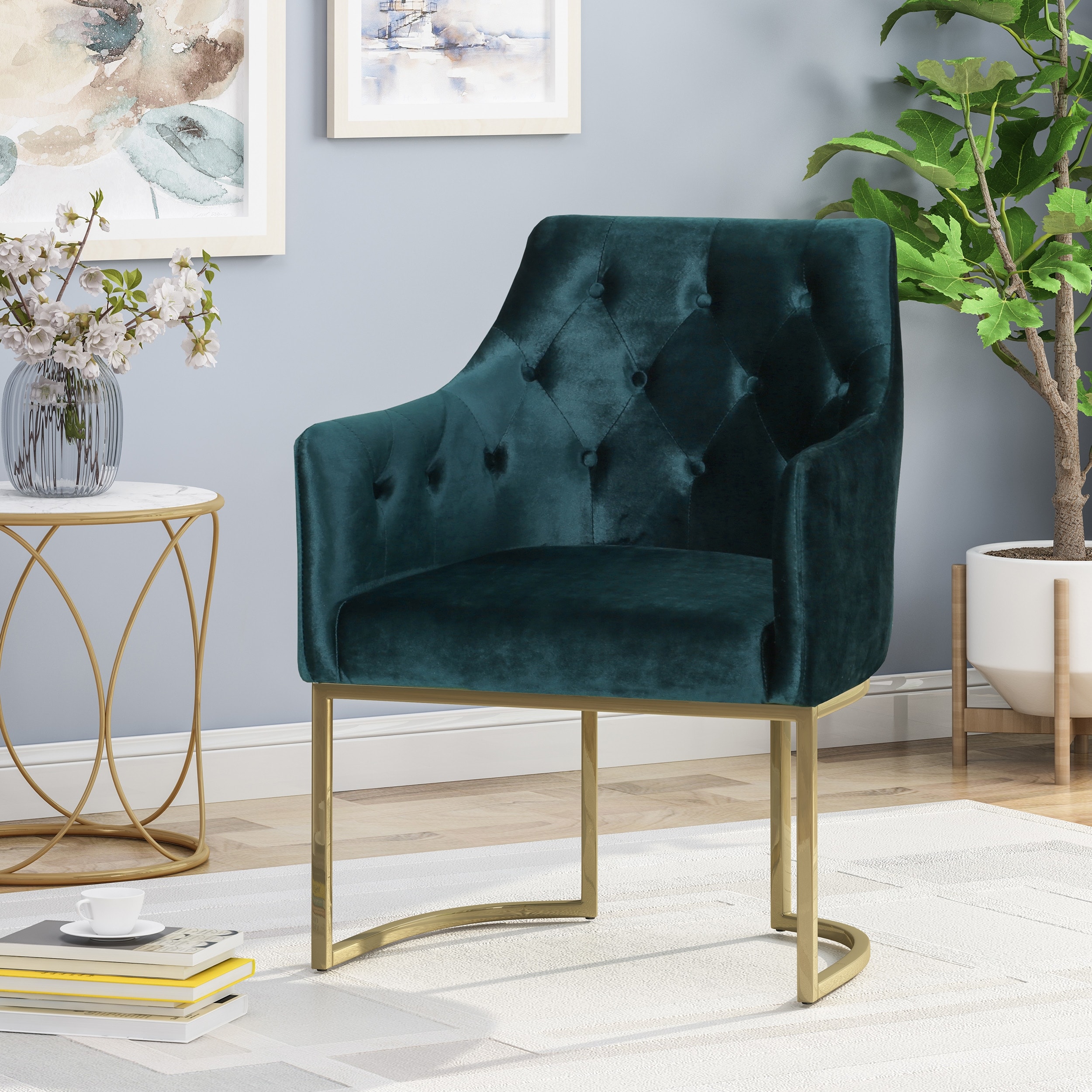 Modern glam accent chairs sales