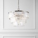 preview thumbnail 25 of 24, SAFAVIEH Couture Karissa 24-Inch Crystal 10-Light Tier Chandelier - 24" W x 24" D x 21 / 69" H