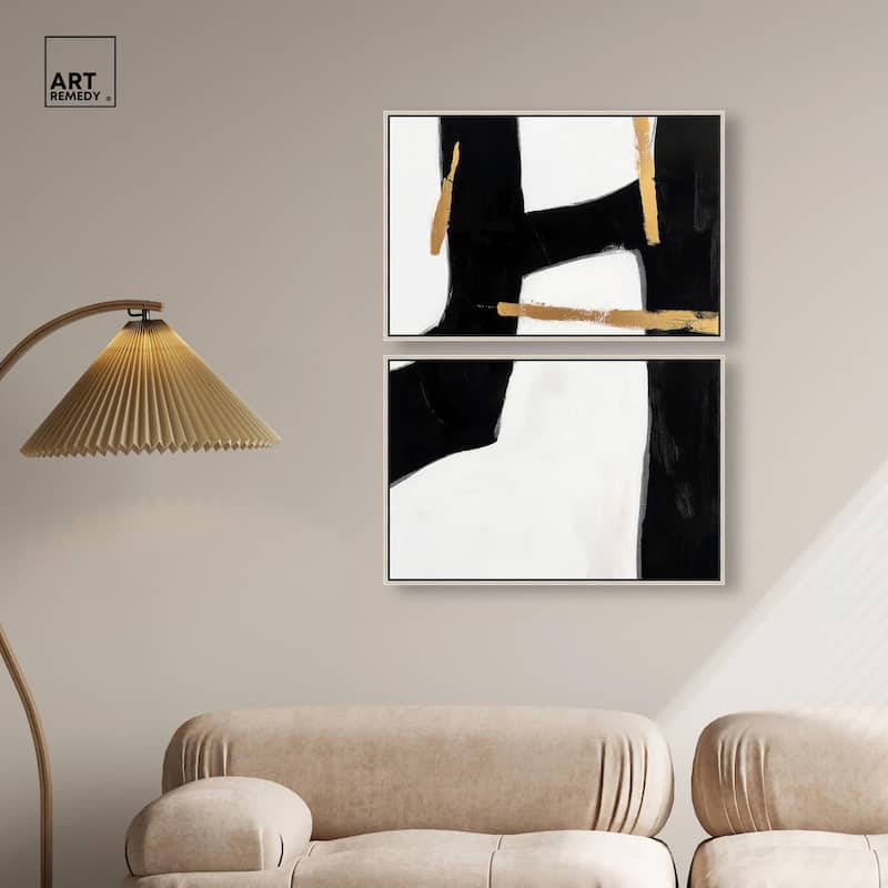 Urban Grid I Canvas Set of 2 by Art Remedy