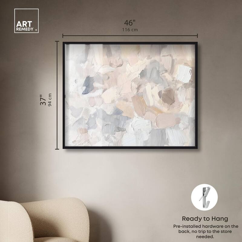 Soft Colors Fade I Shadowbox by Art Remedy
