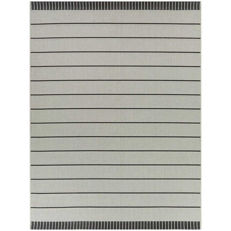 Campert Striped Patio Indoor/Outdoor Area Rug