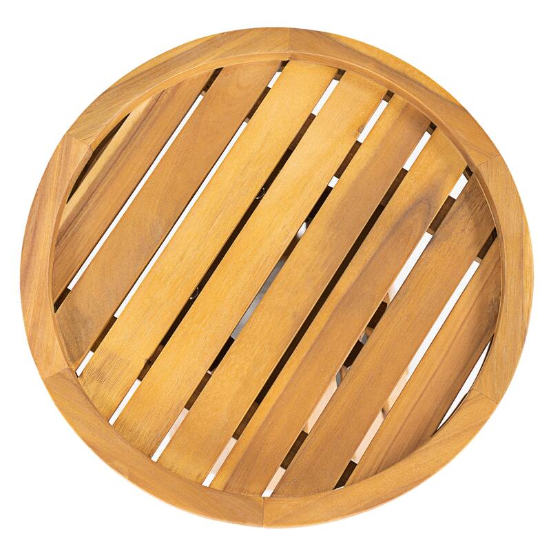 Christopher Knight Home Zephyron Acacia Wood Side Table with Natural Grain