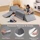 preview thumbnail 4 of 22, Modular Kids Couch 12pcs Play Couch with Ball Pit,Toddler Couch for Creative Boys Girls, Convertible Kids Sofa for Playroom