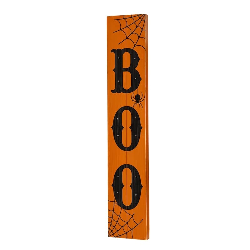 Glitzhome Halloween Wooden Porch Sign Decor