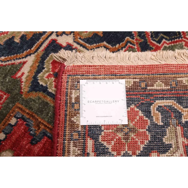 ECARPETGALLERY Hand-knotted Jules Sultane Red Wool Rug - 4'0 x 5'9