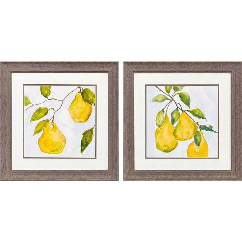 Paragon Just a Pear Framed Art - Set of 2