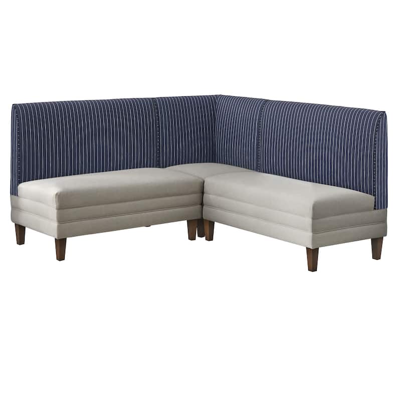 Lifestorey Phillips 3-Piece Upholstered Banquette Set