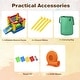preview thumbnail 9 of 8, Costway Inflatable Bouncer Kids Slide Bounce House for Indoor Outdoor - 6.5ft (L) X 8.3ft (D) X 5.2ft (H)
