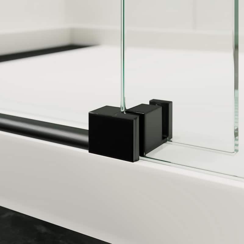 Seawin Briza 44 - 48 x 76 inches Frameless Sliding Shower Door 3/8 in. (10 mm) Clear Tempered Glass with NanoShield Coating