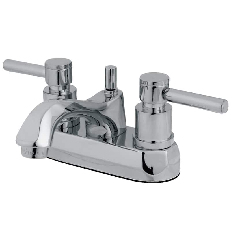 Kingston Brass Concord Centerset Bathroom Faucet with Brass Pop-Up - Polished Chrome
