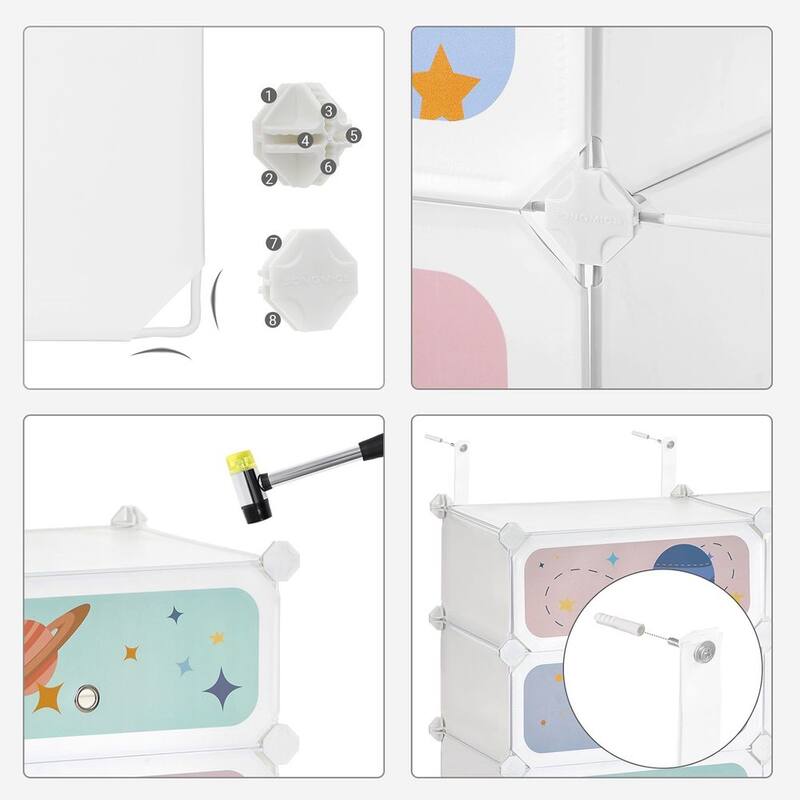 Kids Shoe Storage Solutions with Convenient Doors and Metal Wire Frame Perfect for Playrooms or Entryways