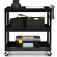 preview thumbnail 11 of 11, Costway 3-Tier Utility Cart Metal Mental Storage Service Trolley - See details