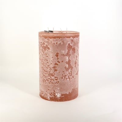 Pillar 4-Wick Super Candle 7.5"x11.8" Brique- ST - Brique