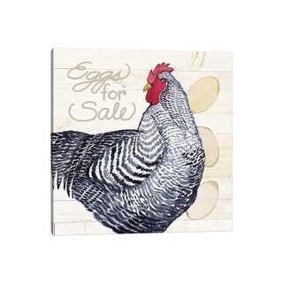 iCanvas "Life On The Farm - Chicken I" by Kathleen Parr McKenna Canvas ...