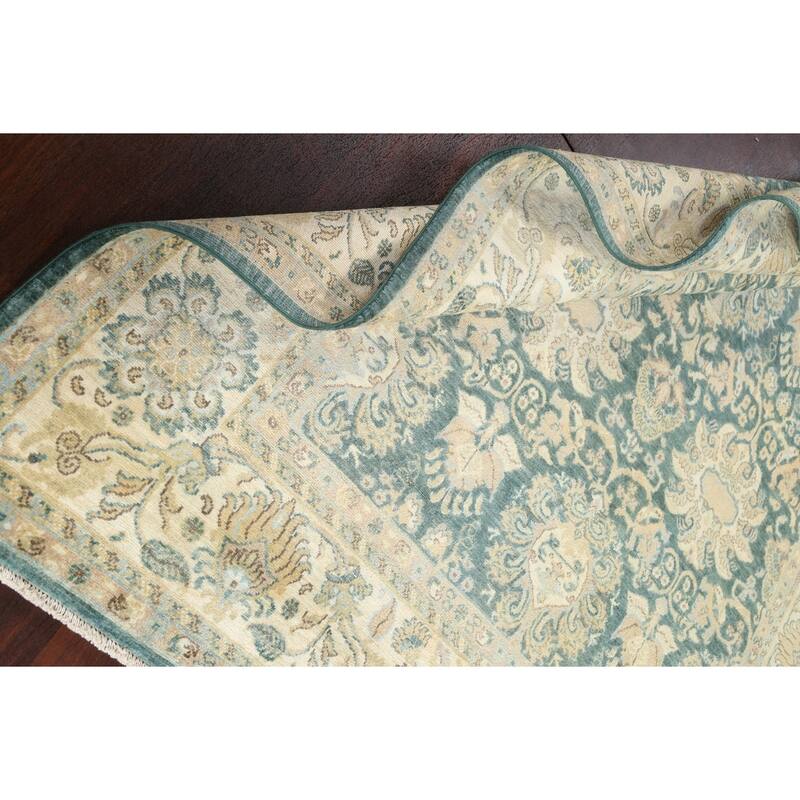 Vegetable Dye Traditional Floral Ziegler Wool Area Rug Hand-knotted - 6'7" x 9'0"