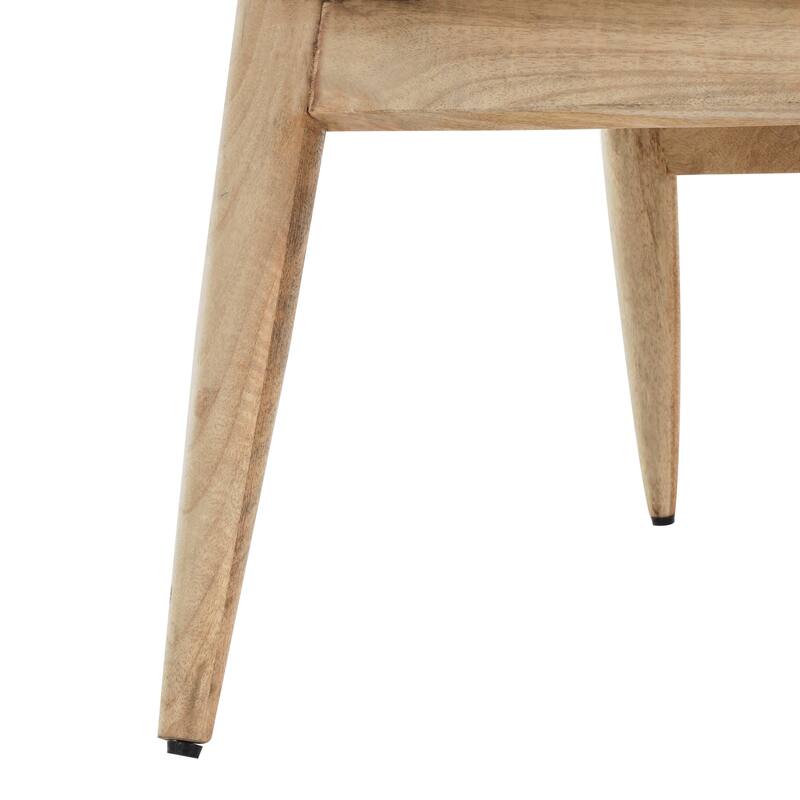 Black or White Jute Rope Handmade Living Room Accent Chair with Brown Mango Wood Frame