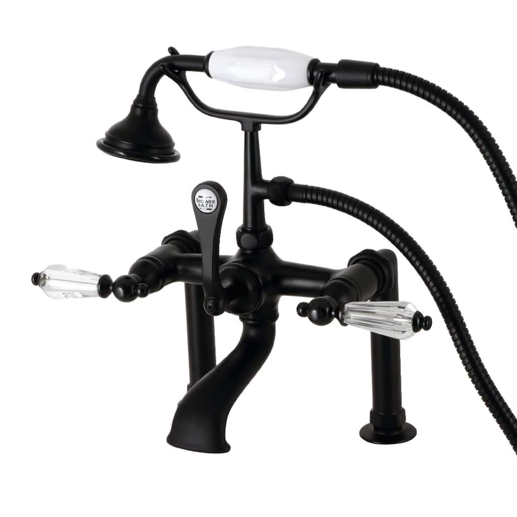 Kingston Brass AE103T.WLL Wilshire Deck Mounted Tub Filler with