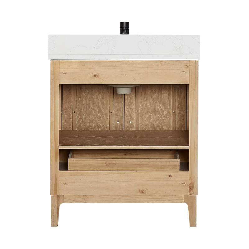 Miseno MV-NM-GARA30-GWT Gara 30" Free Standing Single Basin Vanity Set