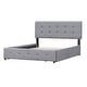preview thumbnail 5 of 9, Queen Size Platform Bed w/ a Hydraulic Storage System Storage Bed for Kids Teens Adults Space-Saving, Easy Assembly, Light Gray
