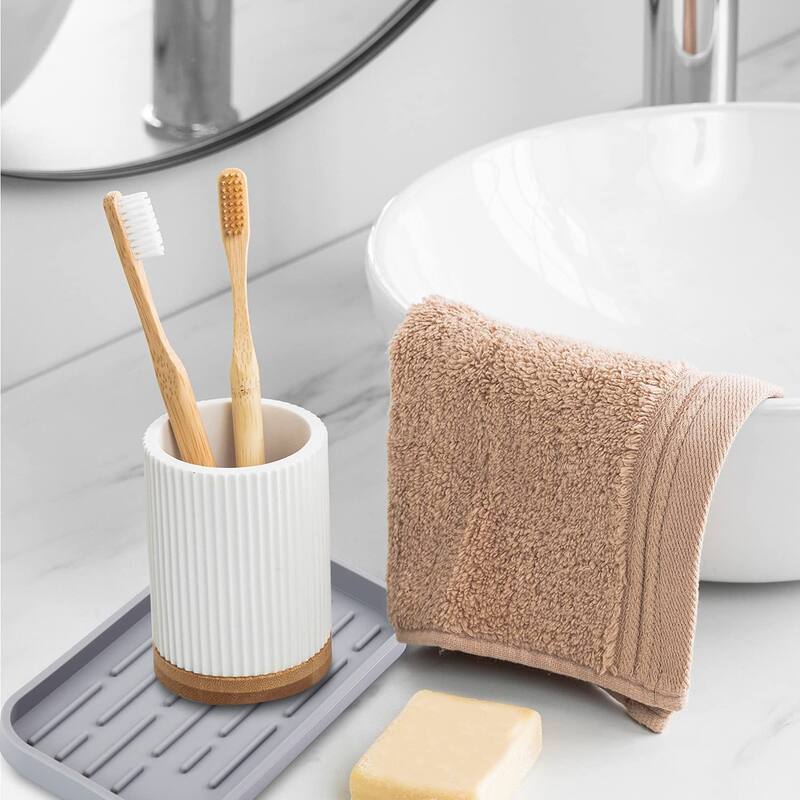 Cheer Collection Silicone Soap and Sponge Holder