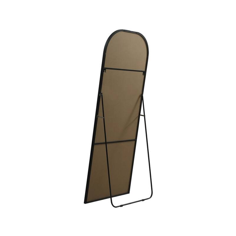 Indigo Home Metal Frame Arch Full Length Mirror 28x74 Inch