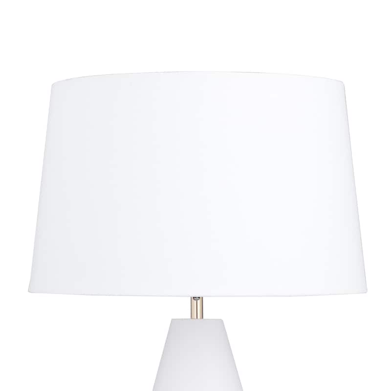 Metal Room Table Lamp with Gold Accents - Black or White - CosmoLiving by Cosmopolitan