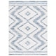 preview thumbnail 13 of 36, SAFAVIEH Alamo Lineke Rustic Boho Rug 4' x 6' - Ivory/Blue - Rectangle
