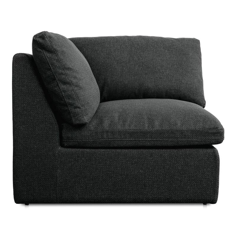 NADAAL STUDIOS Odessa , Outdoor Corner Chair With Weather-Resistant Performance Fabric - 40"W x40"D x35.8"H