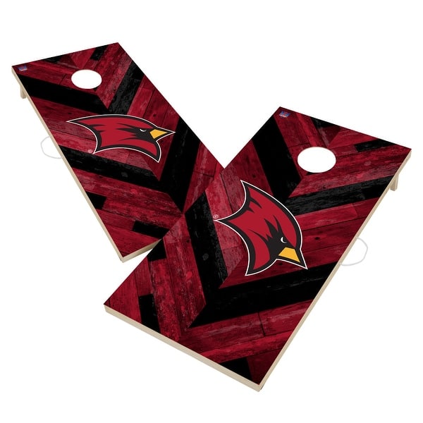 slide 2 of 6, Saginaw Valley State University Cardinals Cornhole Board Set 16 Years and Up