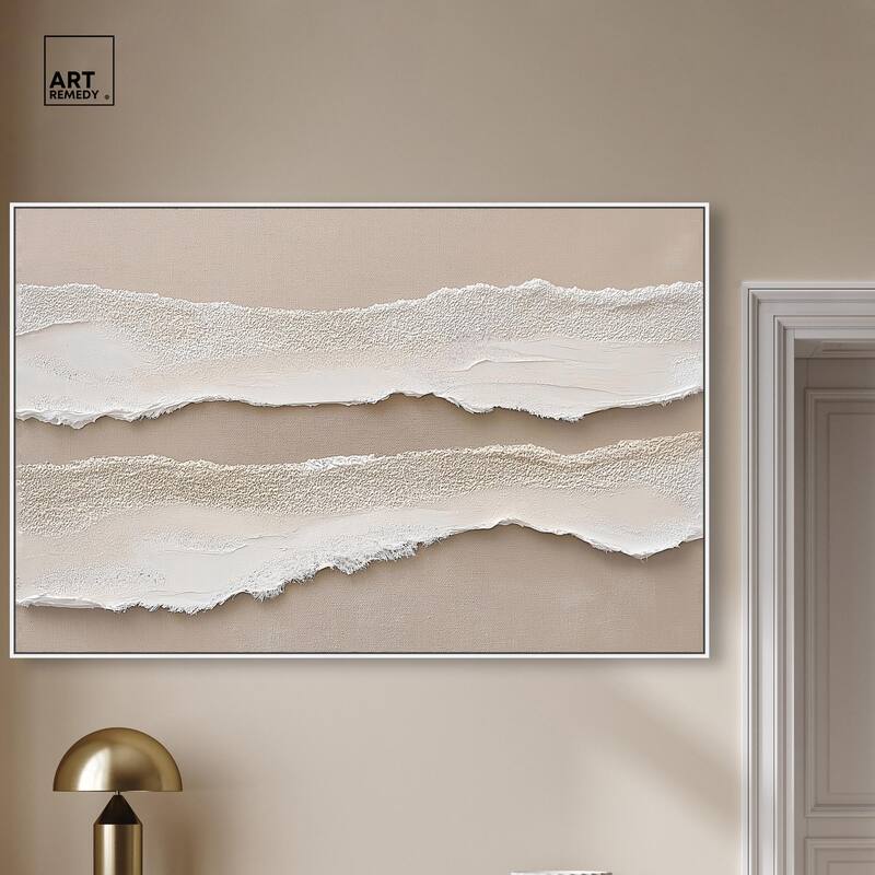 Textured Sea III Canvas by Art Remedy