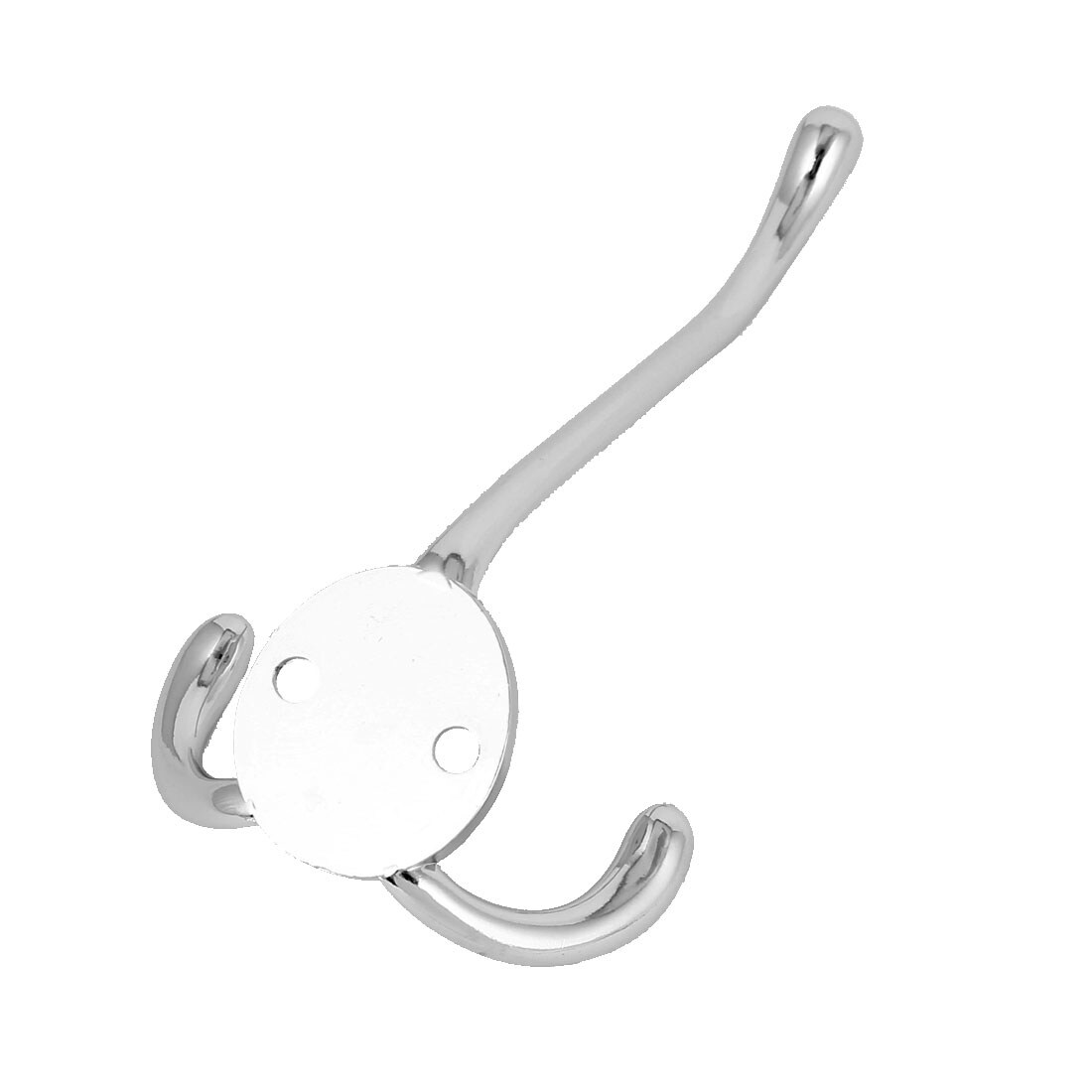 Coat Towel Stainless Steel Round Shaped Single Hook Wall Hanger 120mm Long  5pcs