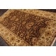 preview thumbnail 3 of 7, Hand Knotted Brown New Zealand Wool Oriental Area Rug(6x9) - 6' 1'' x 9' 5''