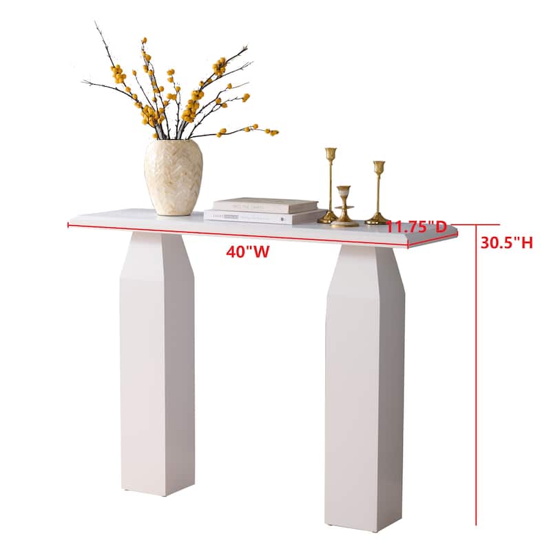 Sienna Contemporary Wood Console Table for Entryway or Living Room