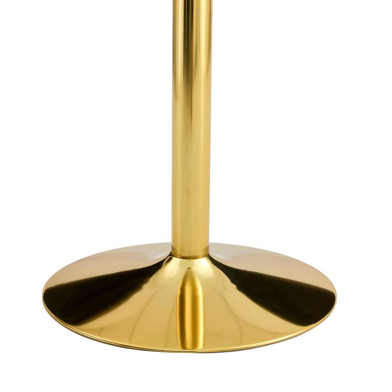 Diameter Glass Top And A Modern, Minimalist Round Dining Table With Metal Legs