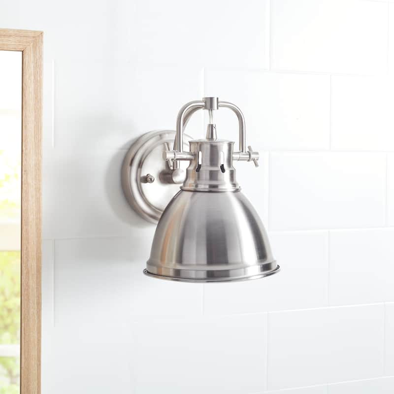 SAFAVIEH Lighting Muna Led Bathroom Sconce - 6.5"x8.5"x8.5" - 7Wx9Dx9H