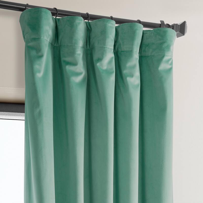 Exclusive Fabrics Heritage Plush Velvet Curtain (1 Panel)