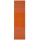 preview thumbnail 19 of 19, SAFAVIEH Handmade Montauk Caragh Stripe Cotton Flatweave Rug 2'6" x 10' Runner - Orange/Red - Runner