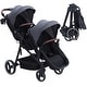 preview thumbnail 1 of 24, Double Stroller Track Tandem Stroller for Infant and Toddler Dark Grey