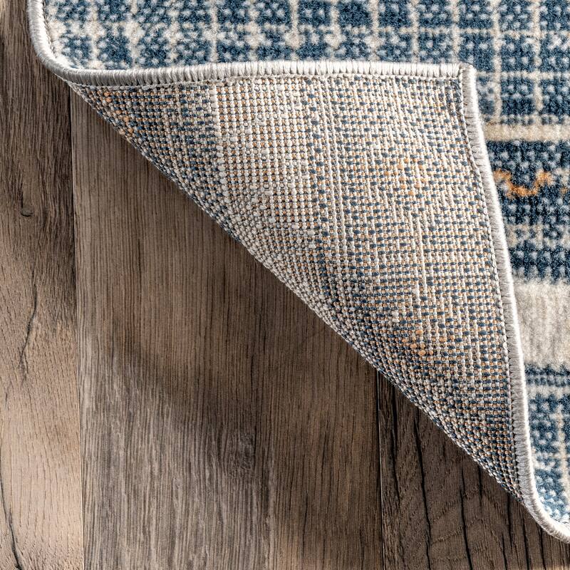 Nuloom Mosaic Tribal Stripes Solid Area Rug