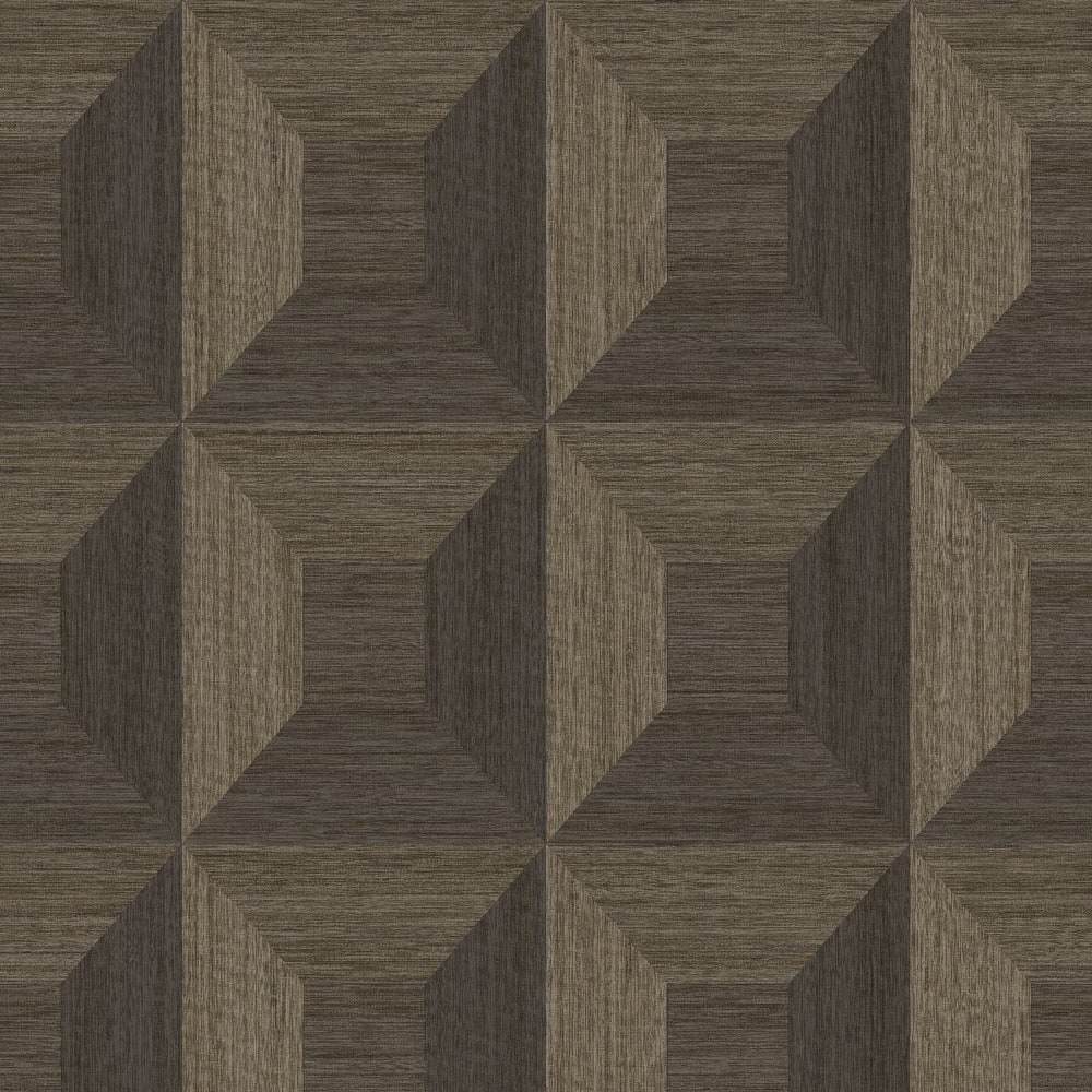 Seabrook Designs Squared Away Geometric Embossed Vinyl Unpasted Wallpaper