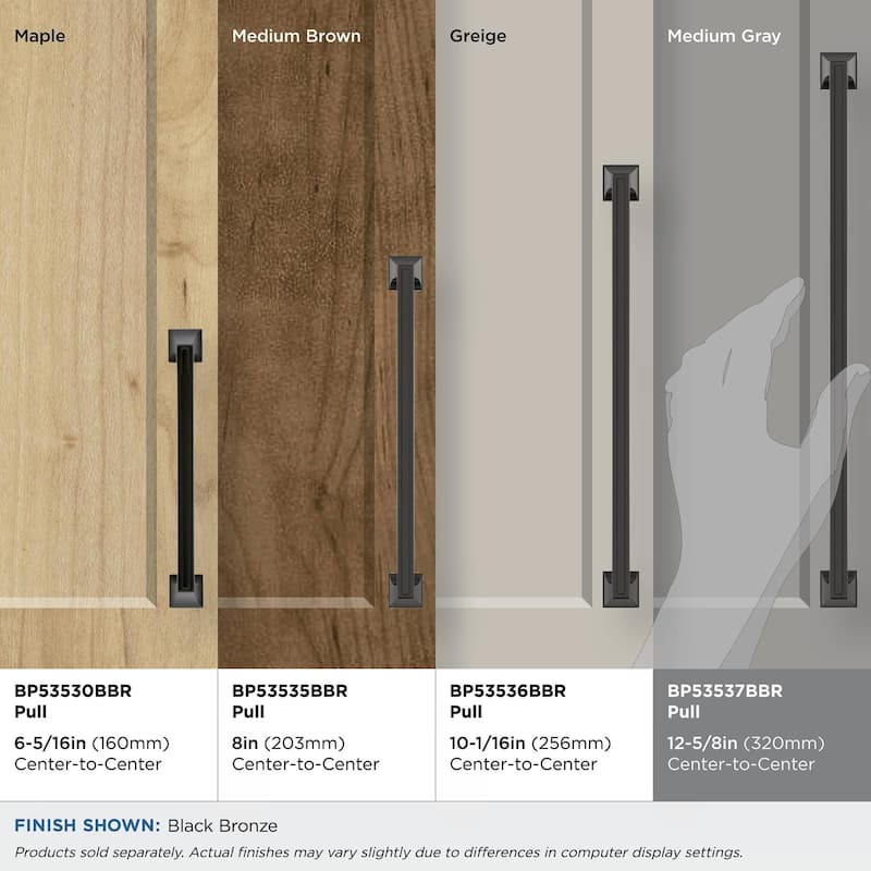 Amerock BP53537 Mulholland 12-5/8" Center to Center Handle Cabinet