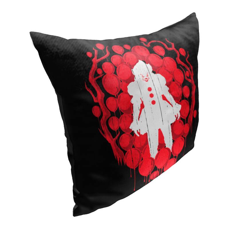 Warner Brothers Horror It Cloud of Balloons 18 Inch Throw Pillow
